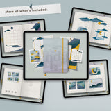 Dreamy Moon Magic Digital Bullet Journal Setup Stickers