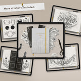 Dutch Doors Digital Bullet Journal Setup Stickers