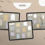 Minimalistic Decor and Paper Digital Stickers Kit