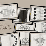 Dutch Doors Digital Bullet Journal Setup Stickers
