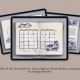 Dreamy Digital Bullet Journal Setup Stickers