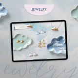 Cloud-inspired Realistic Digital Stickers Kit