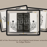 Dutch Doors Digital Bullet Journal Setup Stickers