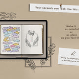 Digital Bullet Journal Setup Stickers