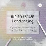 Indiga Healer Handwriting Font