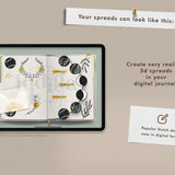 Dutch Doors Digital Bullet Journal Setup Stickers