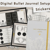 Dutch Doors Digital Bullet Journal Setup Stickers