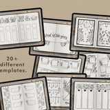 Digital Bullet Journal Setup Stickers