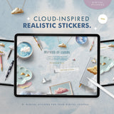 Cloud-inspired Realistic Digital Stickers Kit