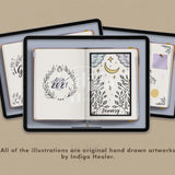 Digital Bullet Journal Setup Stickers