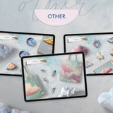 Cloud-inspired Realistic Digital Stickers Kit
