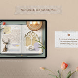 Minimalistic Decor and Paper Digital Stickers Kit