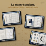 Digital Bullet Journal - Midnight Compass