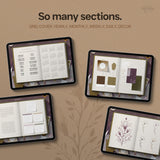 Digital Bullet Journal - Velvet Garden