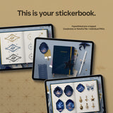 Digital Bullet Journal - Midnight Compass