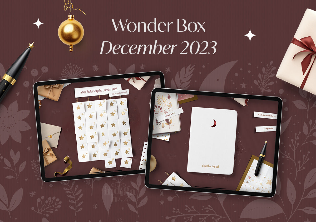 Wonder Box December 2023 – Indiga Healer - Digital stationery for ...